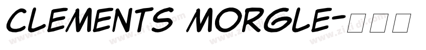 Clements Morgle字体转换